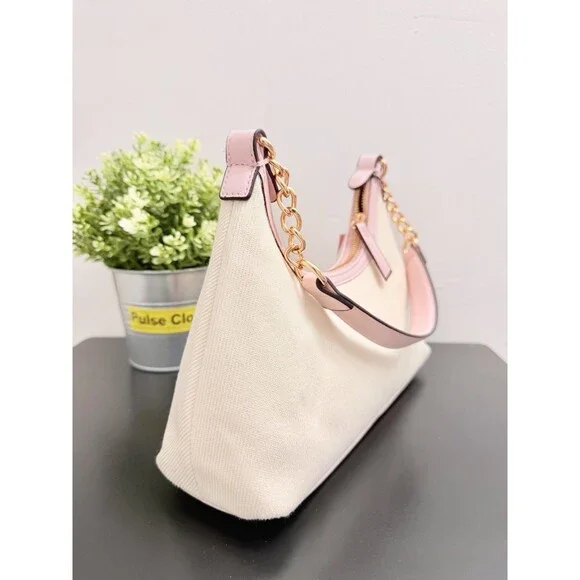 Juicy Couture Berry Sweet Hobo Shoulder Bag Color Natural #17 NWT - Picture 5 of 11